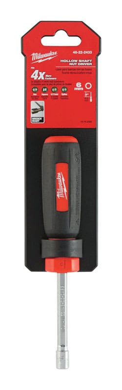 Milwaukee 6 mm Metric Hollow Shaft Nut Driver 7 in. L 1 pc