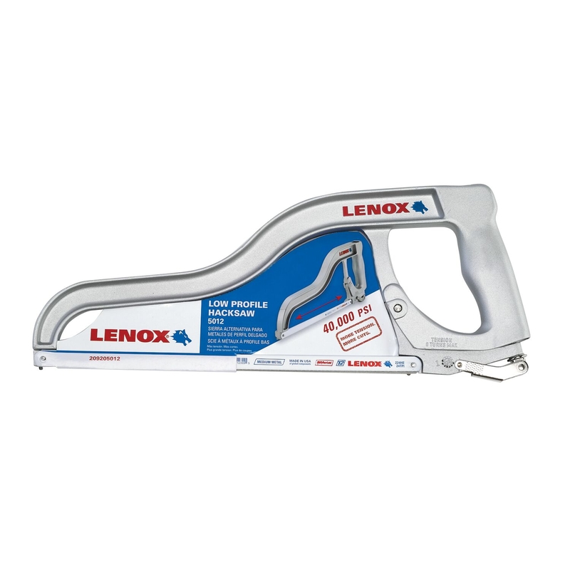 Lenox 12 in. Low Profile Mini Hacksaw White 1 pc
