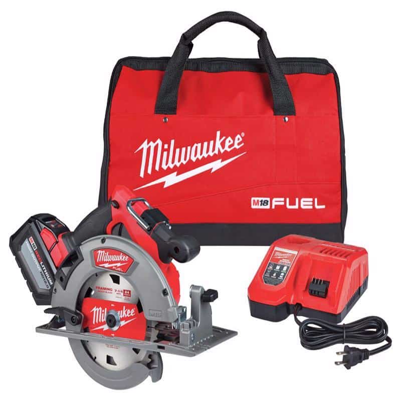Milwaukee M18 FUEL 18 V 7-1/4 in. Cordless Brushless Circular Saw Kit (Battery & Charger)