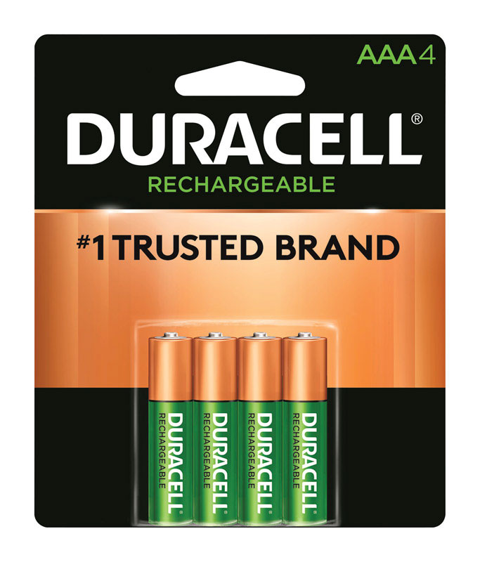 Duracell NiMH AAA 1.2 V 850 Ah Rechargeable Battery DCNLAAA4BCD 4 pk