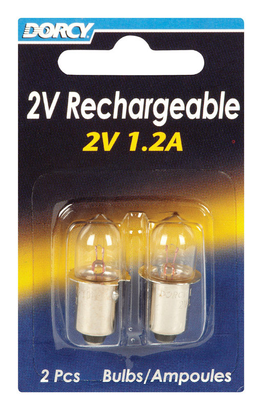 Dorcy 2V Krypton Flashlight Bulb 2 V Bayonet Base
