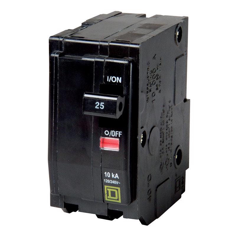 Square D QO 25 amps Plug In 2-Pole Circuit Breaker