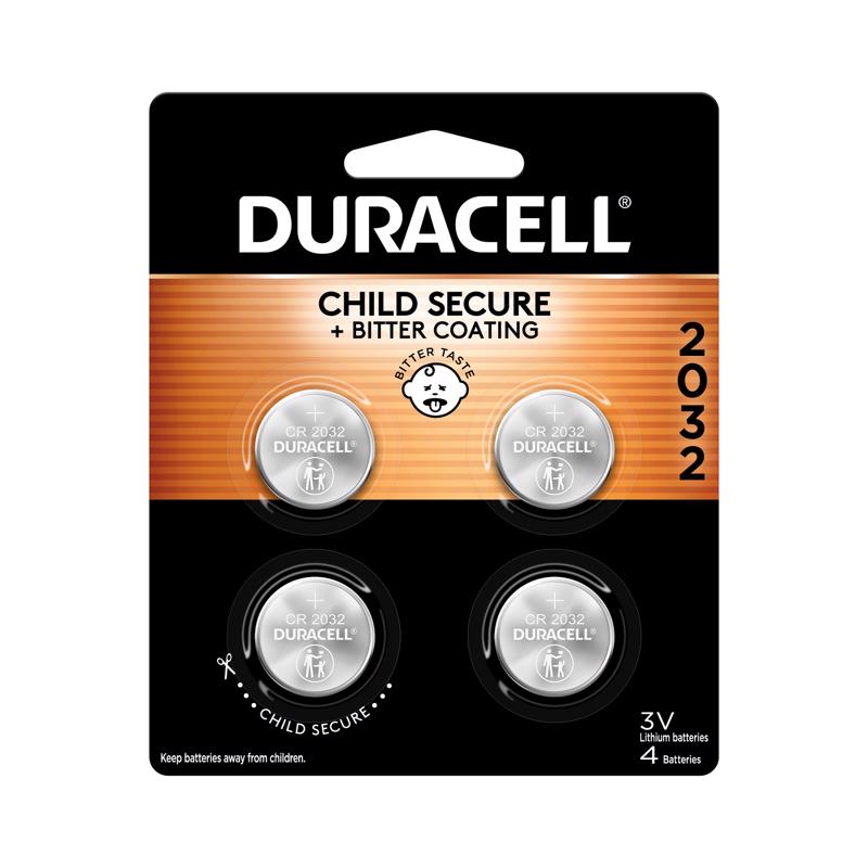 Duracell Lithium 2032 3 V 225 Ah Security and Electronic Battery 4 pk