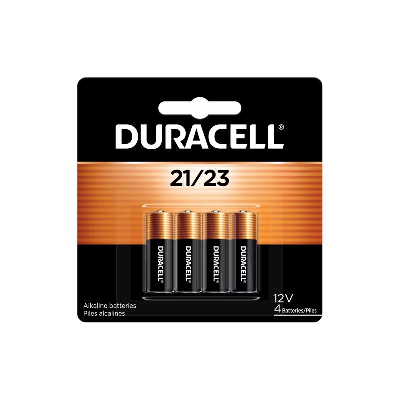 Duracell Alkaline 12-Volt 12 V 50 Ah Security Battery 21/A23 4 pk