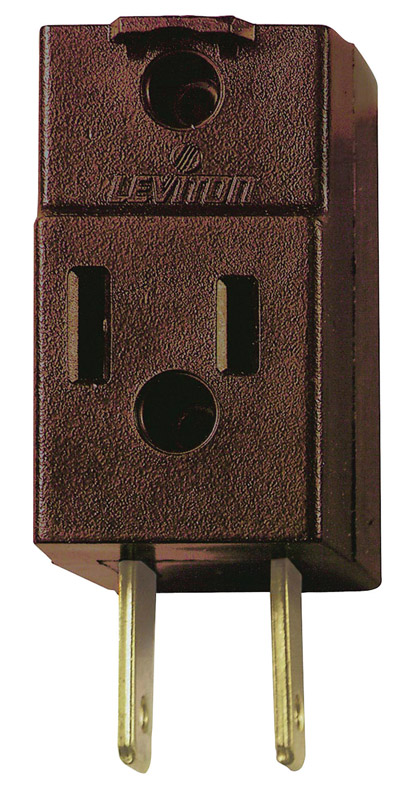 Leviton Polarized Outlet Adapter 1 pk