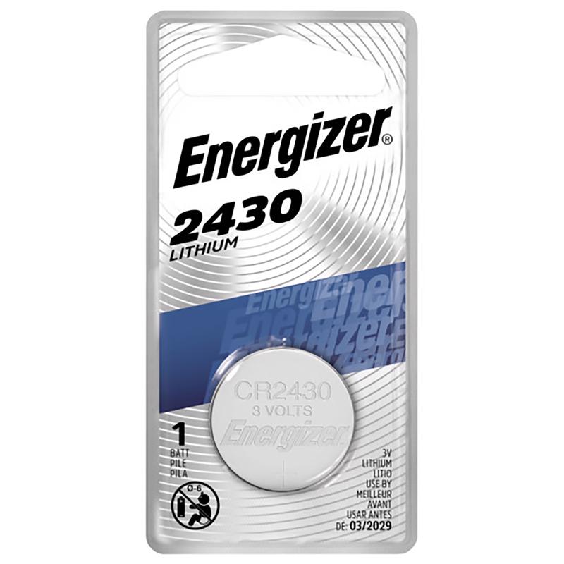 Energizer Lithium Coin 2430 3 V 0.29 Ah Keyless Entry Battery 1 pk