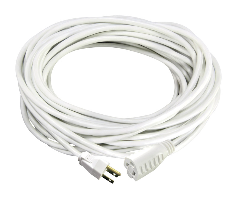 Projex Outdoor 100 ft. L White Extension Cord 16/3 SJTW