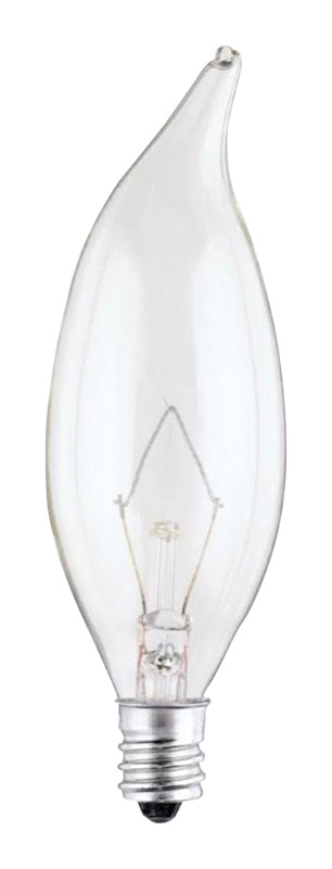 Westinghouse 60 W CA10 Decorative Incandescent Bulb E12 (Candelabra) Warm White 2 pk