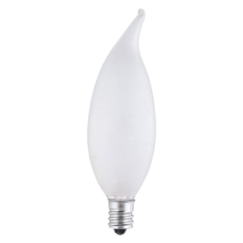 Westinghouse 40 W CA9 1/2 Decorative Incandescent Bulb E12 (Candelabra) Warm White 2 pk