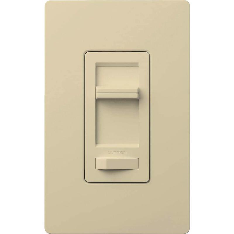 Lutron Ivory 150W for CFL and LED / 600W for incandescent and halogen W 3-Way Dimmer Switch 1 pk