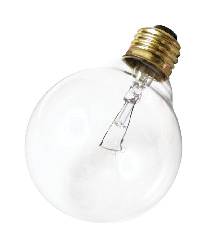 Satco 40 W G25 Decorative Incandescent Bulb E26 (Medium) Soft White 1 pk