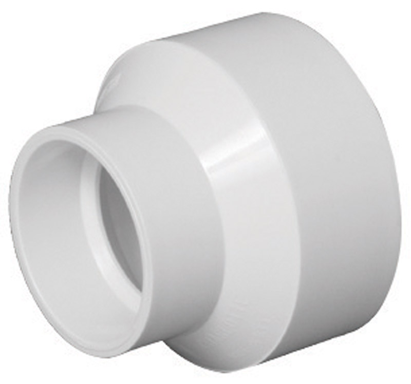 Charlotte Pipe Schedule 40 4 in. Hub X 2 in. D Hub PVC Reducing Coupling