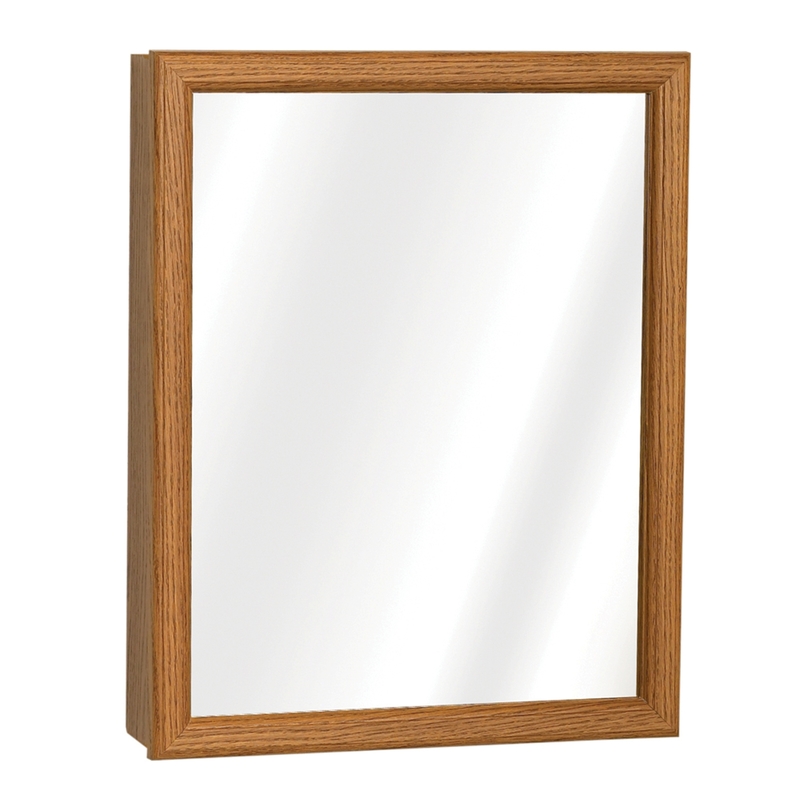 Zenith Products 19.25 in. H X 15.5 in. W X 4.5 in. D Rectangle Medicine Cabinet/Mirror