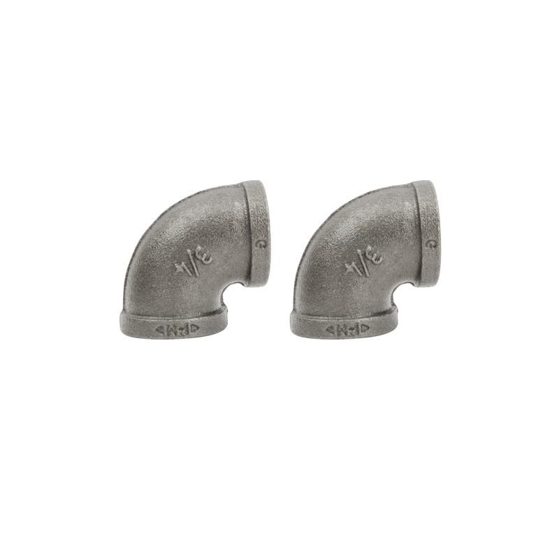 STZ Industries 3/4 in. FIP each X 3/4 in. D FIP Black Malleable Iron 90 Degree Elbow