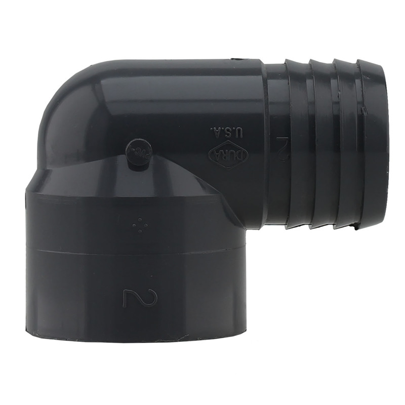 Boshart Industries 2 in. Insert in. X 2 in. D FTG PVC 90 Degree Elbow