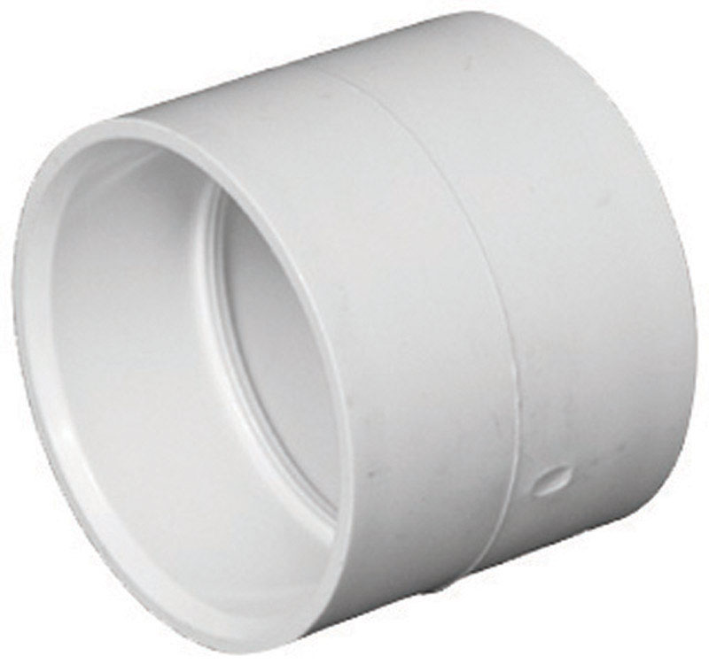 Charlotte Pipe Schedule 40 6 in. Hub X 6 in. D Hub PVC Coupling
