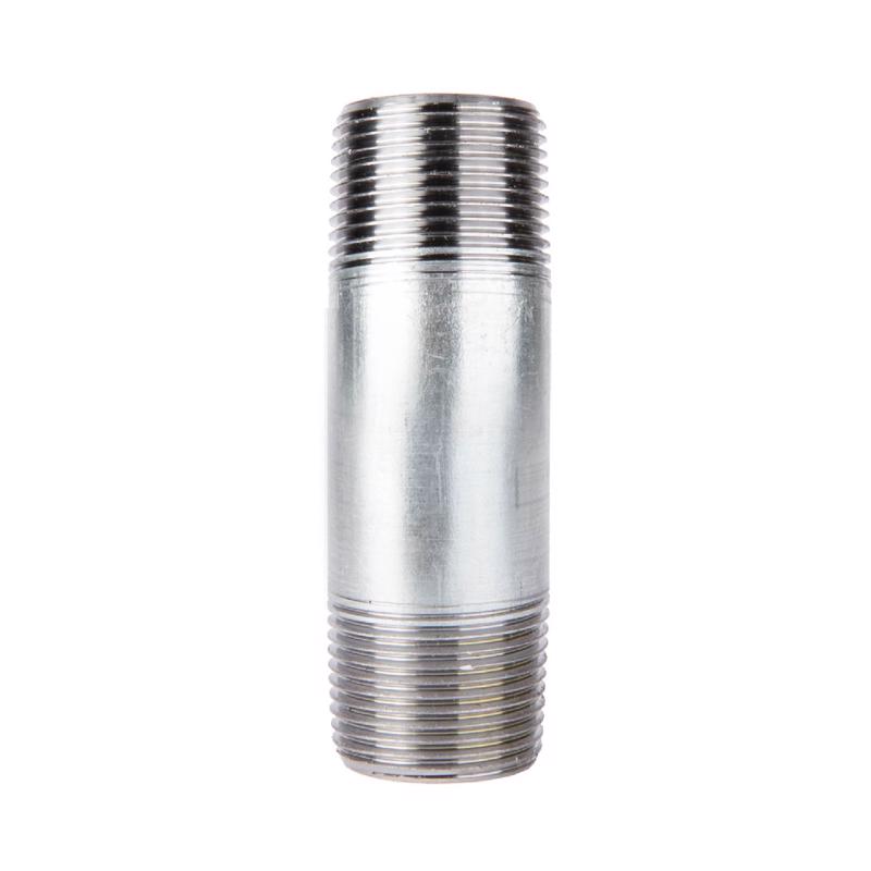 STZ Industries 1 in. MIP each X 1 in. D MIP in. Galvanized Steel 4 in. L Nipple