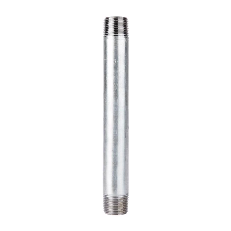 STZ Industries 1 in. MIP each X 1 in. D MIP in. Galvanized Steel 10 in. L Nipple