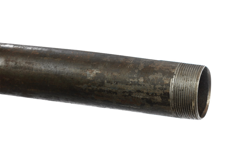 Surethread 1-1/2 in. D X 10 ft. L Black Steel Pipe