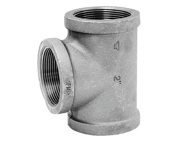 Anvil 1/2 in. FPT X 1/2 in. D FPT Black Malleable Iron Reducing Tee