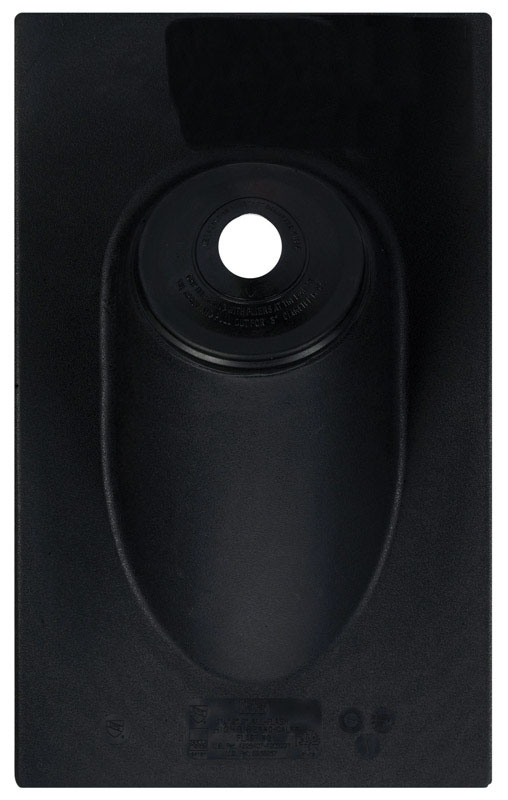 Oatey High-Rise 11 in. W X 19 in. L Soft Plastic Roof Flashing Black