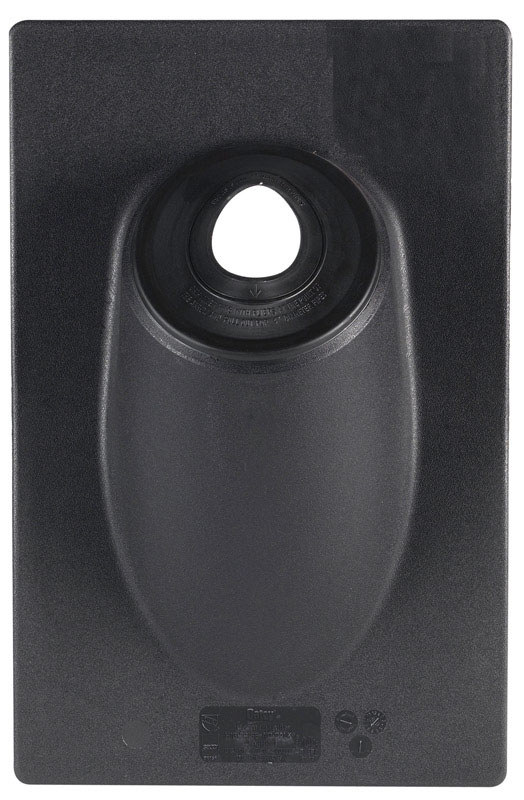 Oatey High-Rise 13 in. W X 20 in. L Plastic Roof Flashing Black