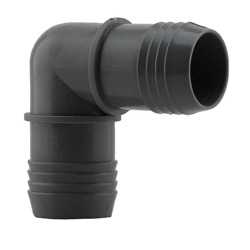Boshart Industries 1-1/2 in. Insert in. X 1-1/2 in. D Insert Polypropylene 90 Degree Elbow