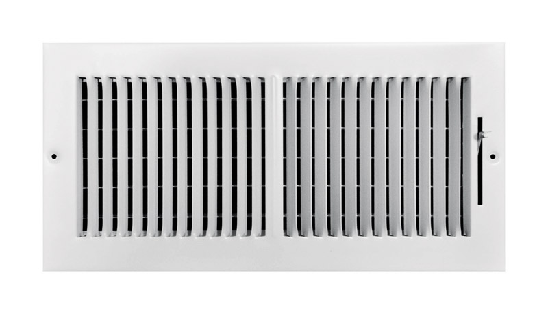 Tru Aire 6 in. H X 14 in. W 2-Way Powder Coat White Steel Wall/Ceiling Register