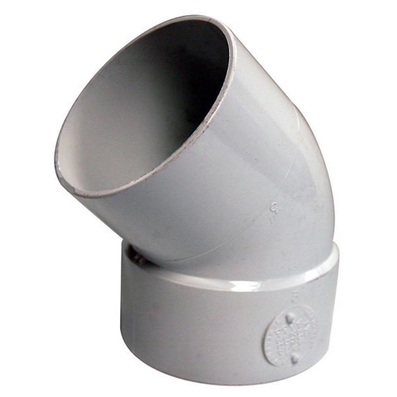 NDS Schedule 35 3 in. Hub each X 3 in. D Spigot PVC Elbow