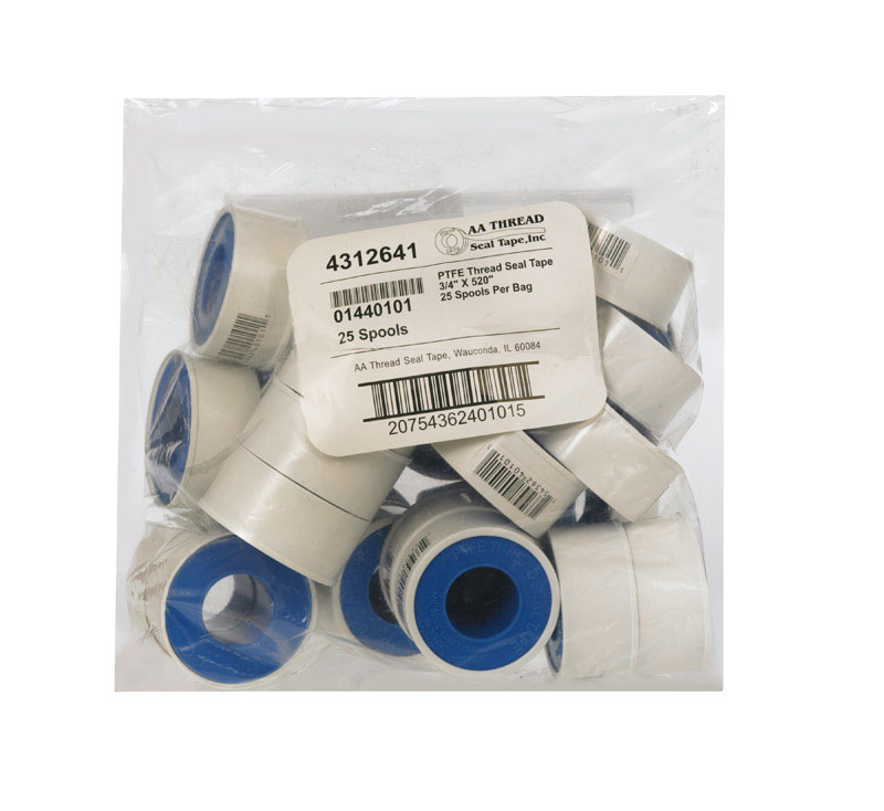 AA Thread Seal Blue 3/4 in. W X 520 in. L Thread Seal Tape 0.4 oz