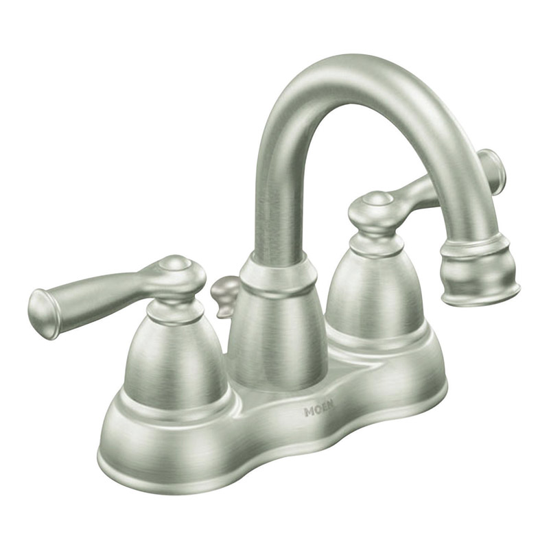 Moen Banbury Brushed Nickel Bathroom Faucet 4 in.