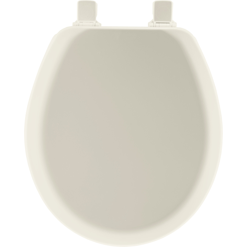 Bemis Cameron Round Biscuit Enameled Wood Toilet Seat