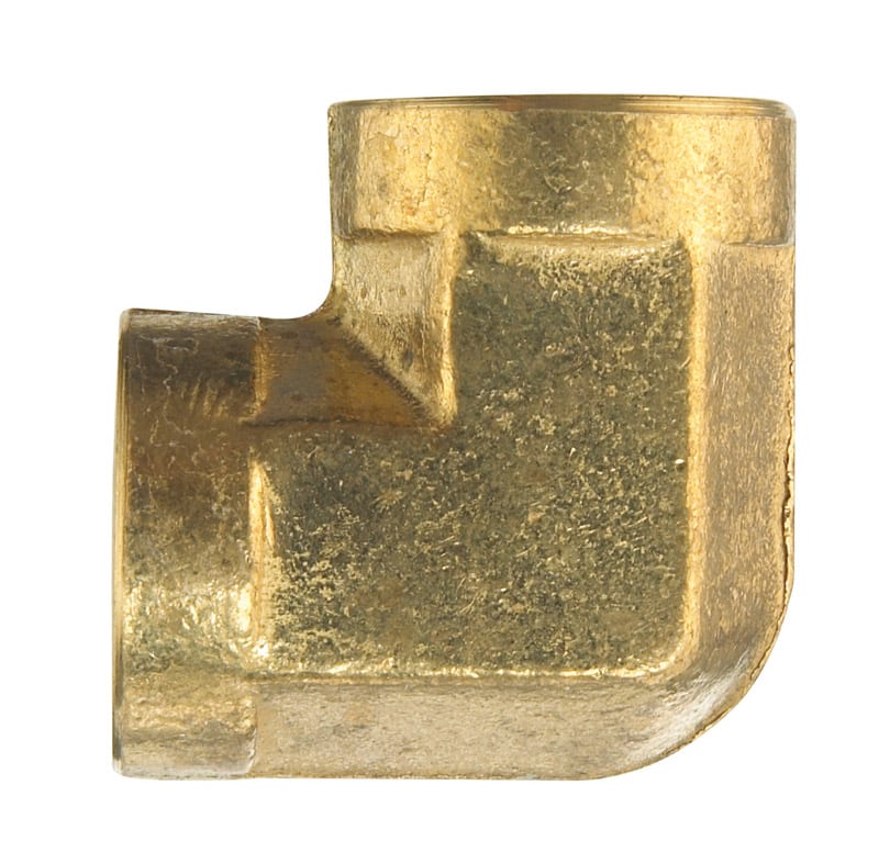 JMF Company 1/2 in. FPT X 1/2 in. D FPT Brass 90 Degree Elbow