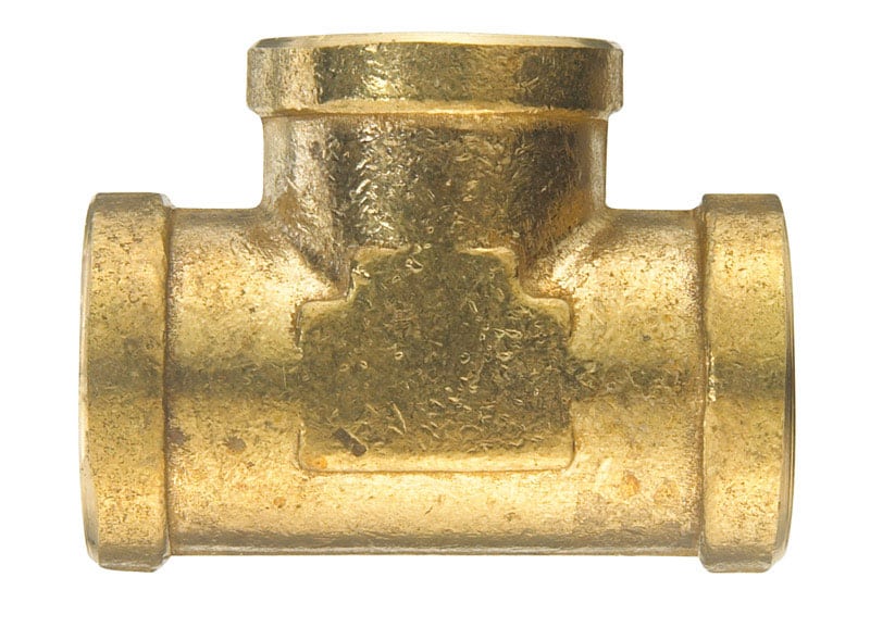JMF Company 1/8 in. FPT X 1/8 in. D FPT Brass Tee