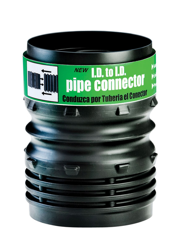 Flex-Drain 4 in. Snap X 4 in. D Snap Polypropylene 0.525 in. Connector