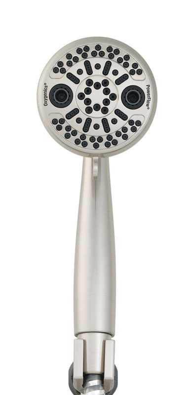 Oxygenics Nickel Nickel 3 settings Showerhead 1.75 gpm