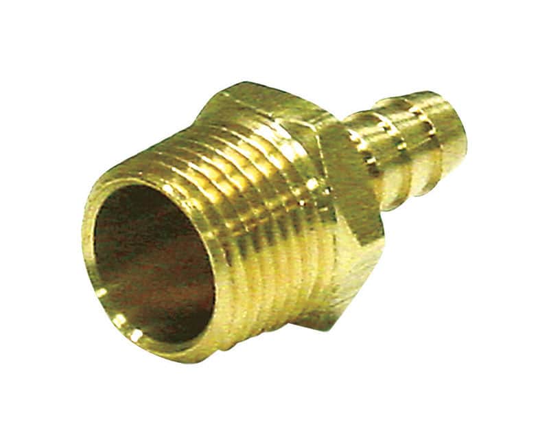 JMF Company Brass 1/4 in. D X 1/8 in. D Adapter 1 pk