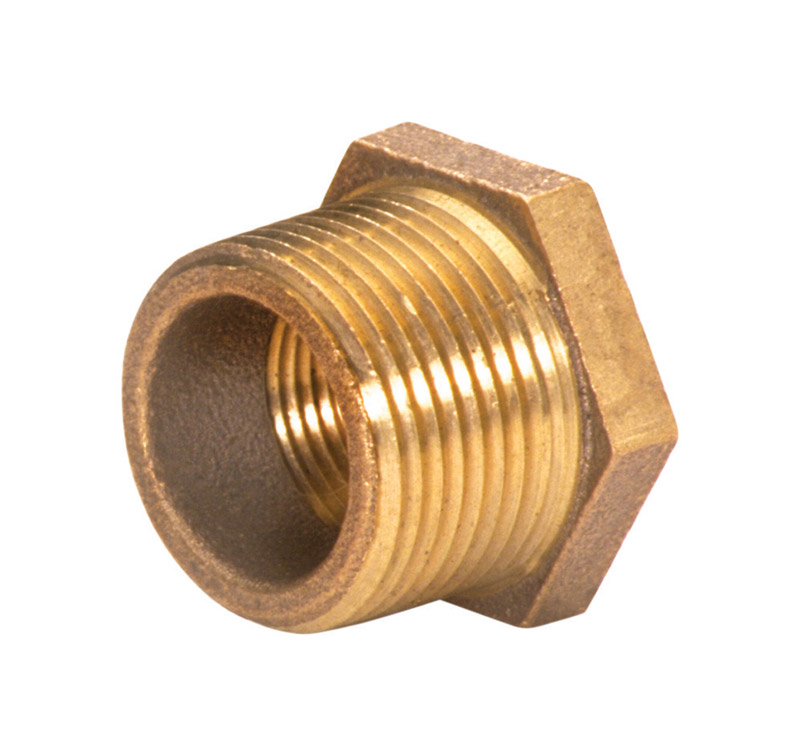 JMF Company 1-1/2 in. Male X 1-1/4 in. D Female Brass Bushing