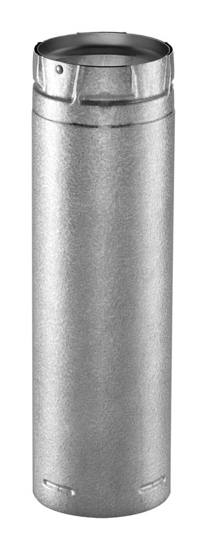 DuraVent PelletVent 4 in. D X 24 in. L Galvanized Steel Double Wall Stove Pipe