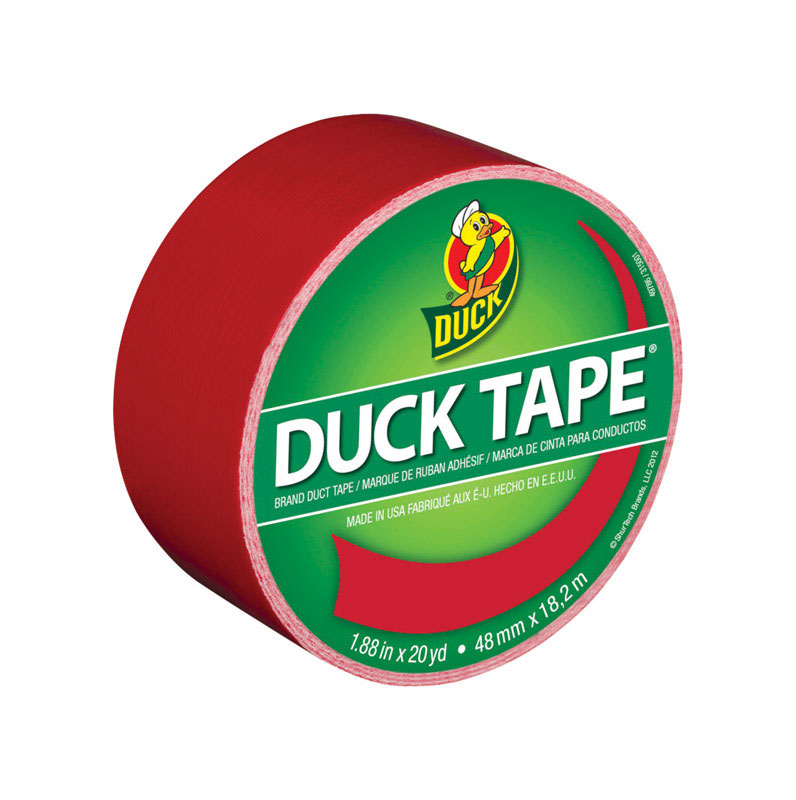Duck 1.88 in. W X 20 yd L Red Solid Duct Tape