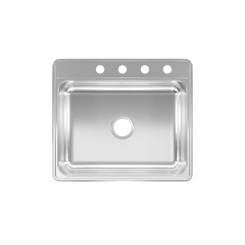 Franke Kindred Stainless Steel Top Mount 25 in. W X 22 in. L Single Bowl Kitchen Sink