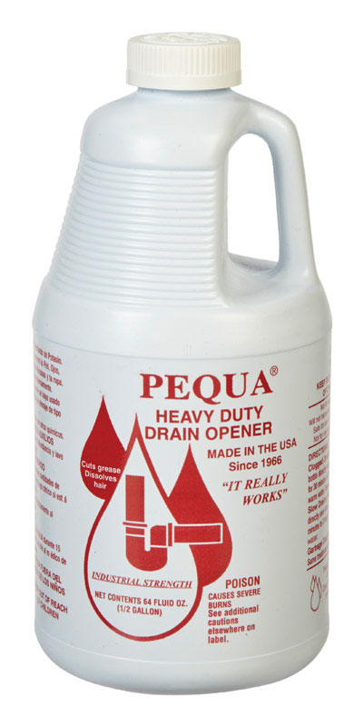 Pequa Liquid Professional Strength Drain Cleaner 64 oz