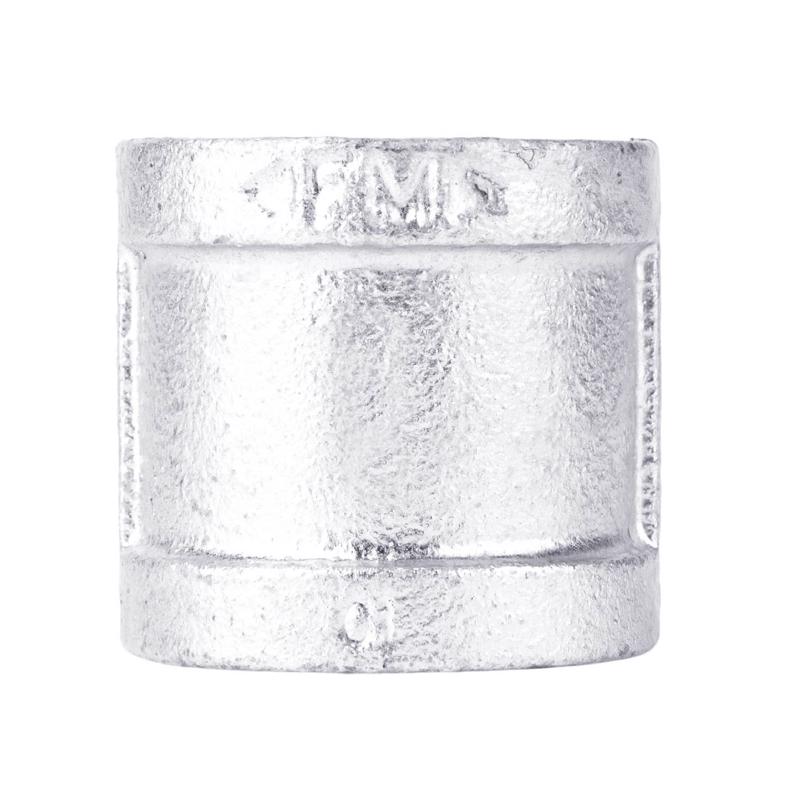 STZ Industries 3/8 in. FIP each X 3/8 in. D FIP Galvanized Malleable Iron Coupling