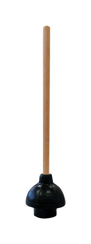 Cobra Plunger with Wooden Handle 18 in. L X 6 in. D