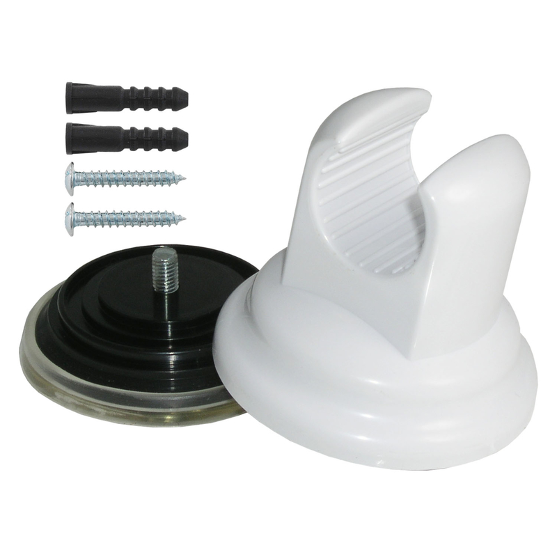 LDR White Shower Wall Mount Bracket