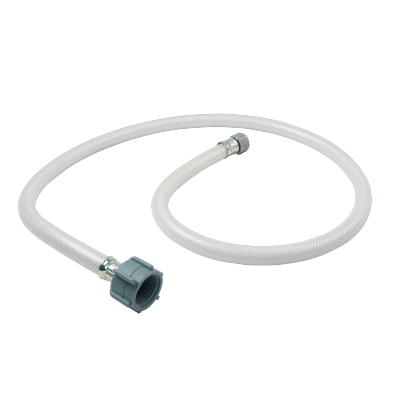 BrassCraft Plumb Shop 1/2 in. FIP X 3/8 in. D Compression 9 in. PVC Faucet Supply Line