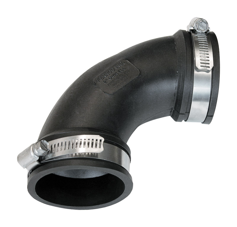 Fernco Schedule 40 2 in. Hub X 2 in. D Hub PVC Elbow