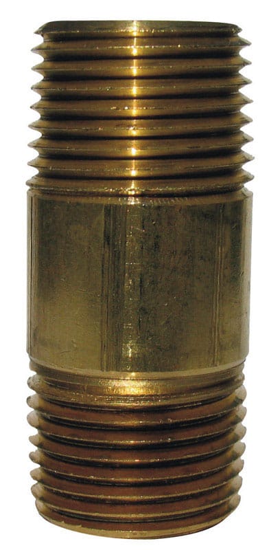 JMF Company 3/4 in. MPT Brass Nipple 1-1/2 in. L