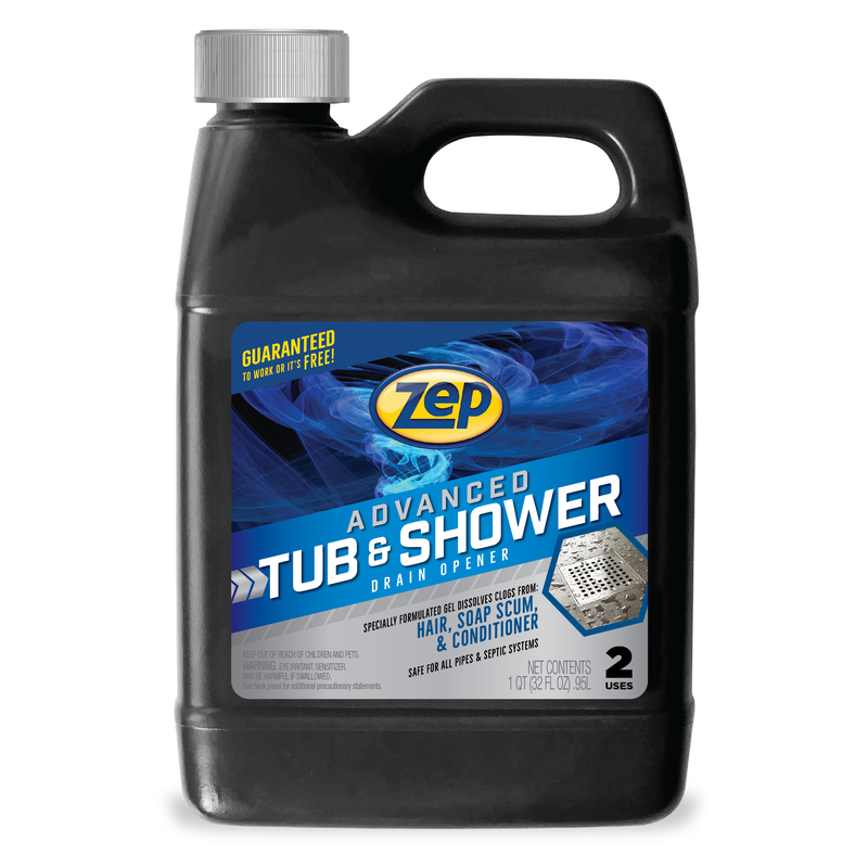 Zep Advanced Tub & Shower Gel Drain Opener 1 qt