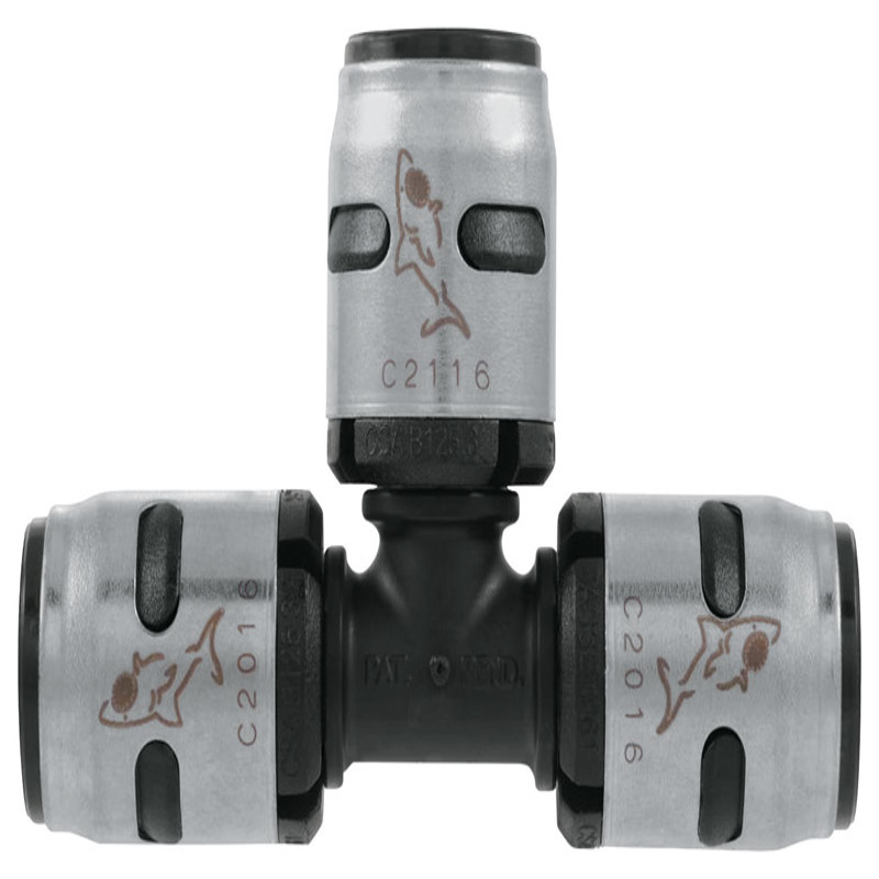 SharkBite EvoPEX 1/2 in. Push X 1/2 in. D Push Plastic Tee